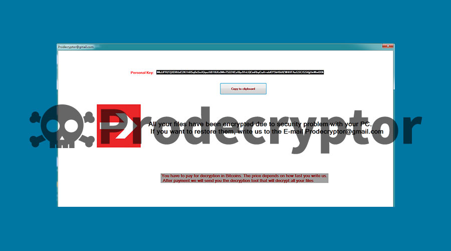 又一使用.net开发的勒索病毒出现——Prodecryptor勒索病毒