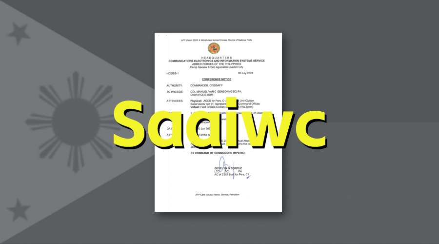 瑞星捕获Saaiwc组织针对菲律宾政府发起的APT攻击